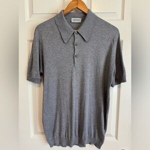 John Smedley Adrian Grey Classic Polo Shirt
